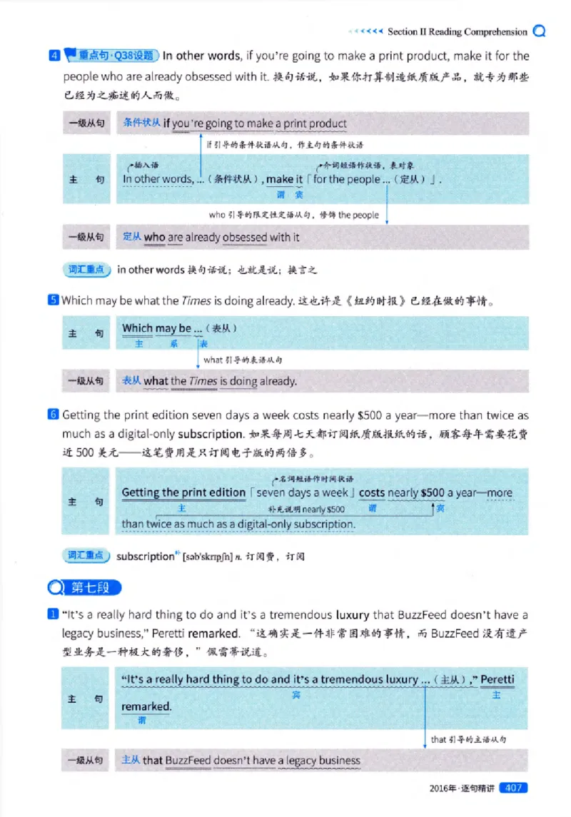 真题解析篇（一）逐句精讲英语(一)2007-2016_27考研真题_考研英语一、二真题+解析（1994-2026）_02.考研真相_2027《考研真相》（英一）