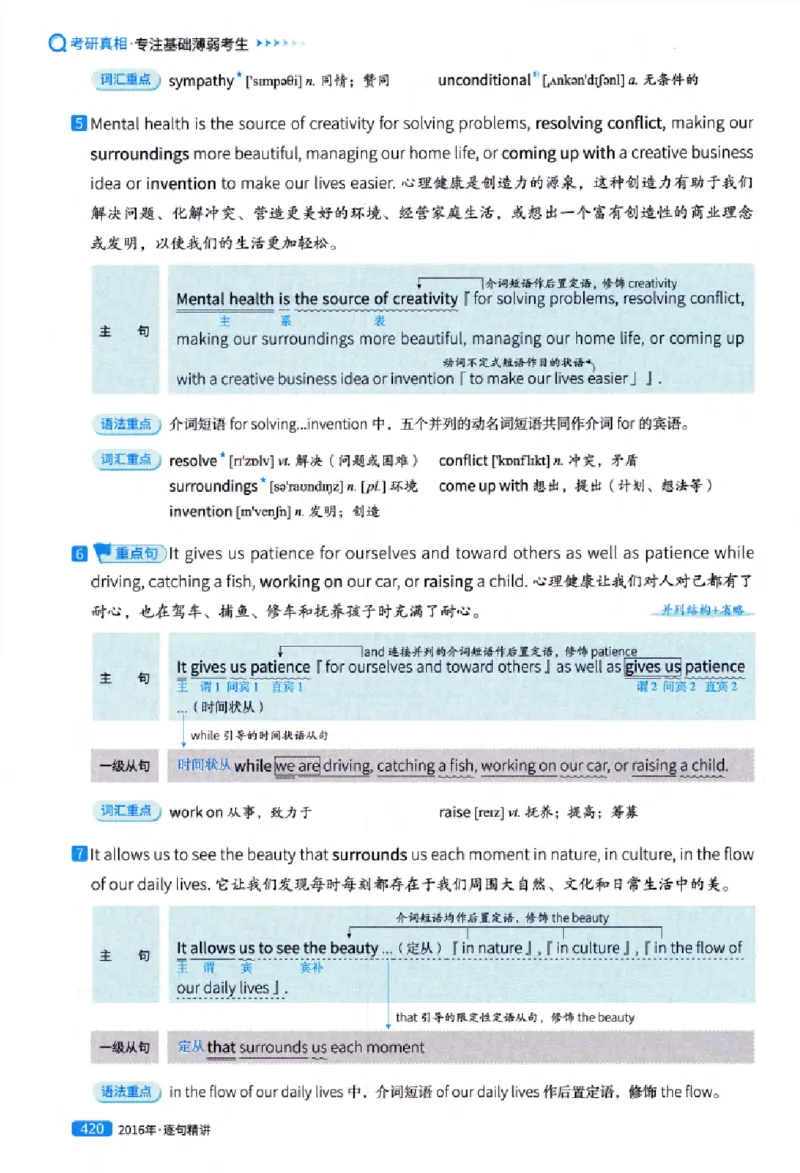 真题解析篇（一）逐句精讲英语(一)2007-2016_27考研真题_考研英语一、二真题+解析（1994-2026）_02.考研真相_2027《考研真相》（英一）