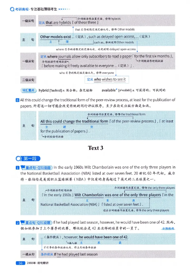 真题解析篇（一）逐句精讲英语(一)2007-2016_27考研真题_考研英语一、二真题+解析（1994-2026）_02.考研真相_2027《考研真相》（英一）