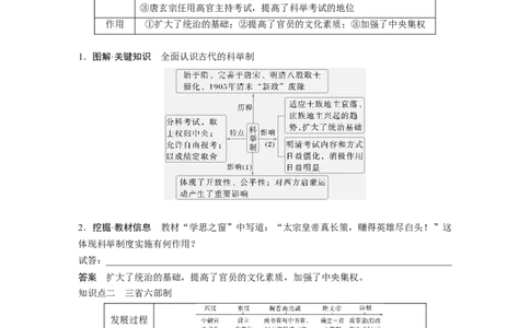 板块一　第三单元　第6讲　三国两晋南北朝至隋唐的制度变化与创新_07高考历史_2025年新高考资料_一轮复习_2025高考大一轮复习历史（人教版）_配套word版文档板块一第2单元&mdash;板块四