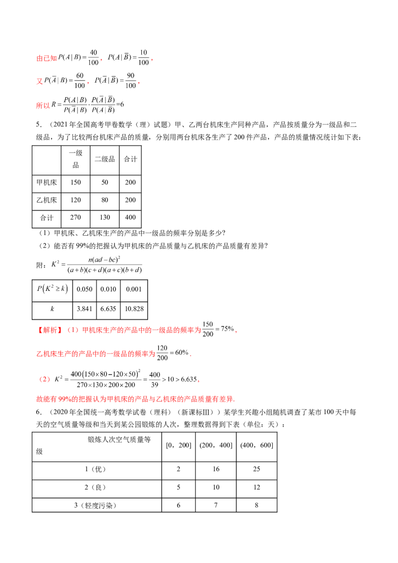 第02讲成对数据的统计分析（五大题型）（练习）（解析版）_2025年新高考资料_一轮复习_2025年高考数学一轮复习讲练测（新教材新高考，含2024高考真题）