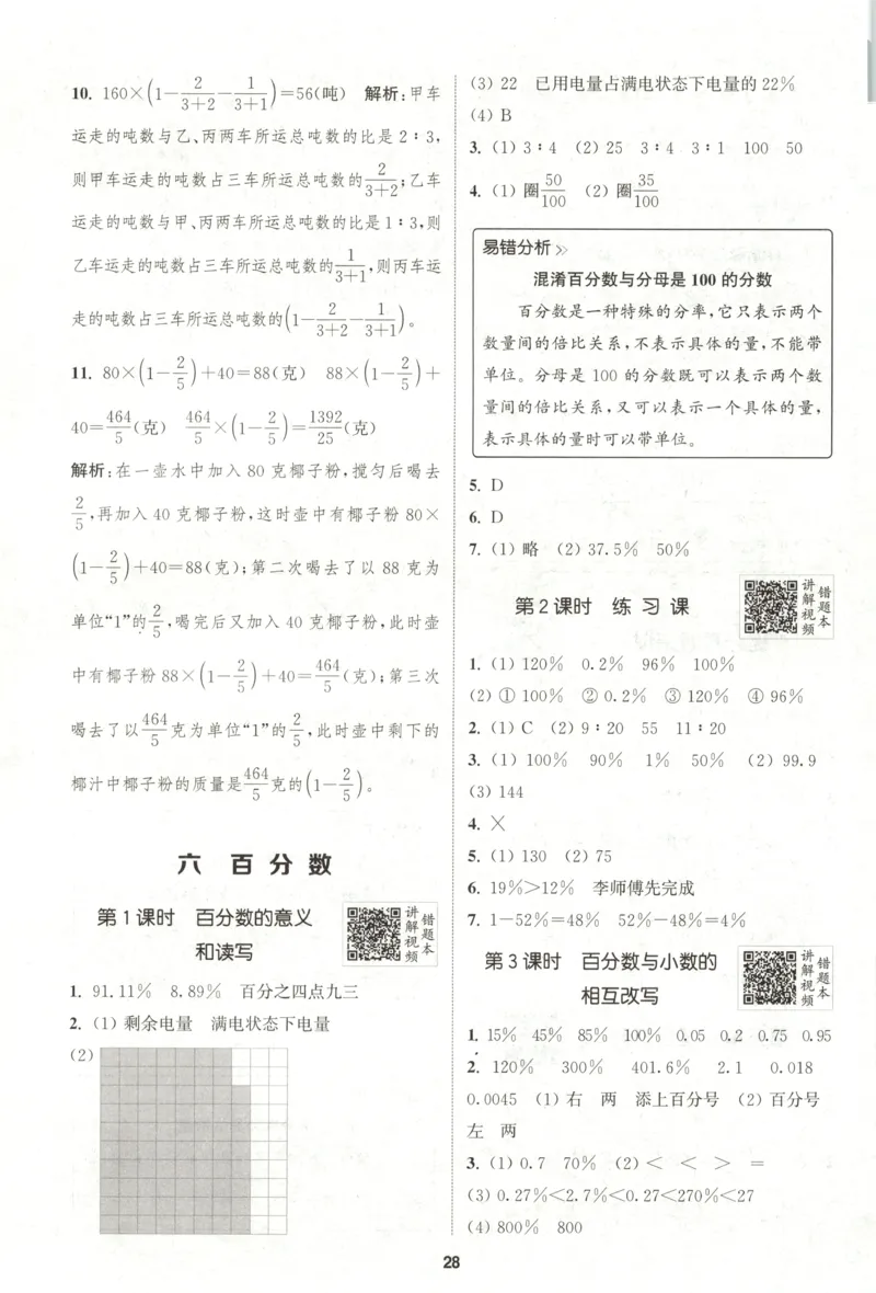 六年级数学苏教江苏专版上册25秋《拔尖特训》答案(1)_25秋小学《拔尖特训》多版本合集_1-6年级数学苏教江苏专版上册25秋《拔尖特训》_六年级数学苏教江苏专版上册25秋《拔尖特训》