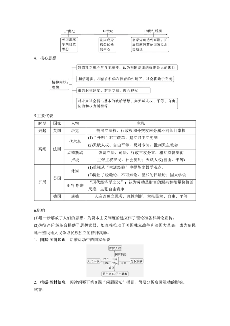 板块四　第十五单元　第48讲　近代科学革命与启蒙运动_07高考历史_2025年新高考资料_一轮复习_2025高考大一轮复习讲义+课件精准备考2025年新高三历史一轮复习备课课件（完结）