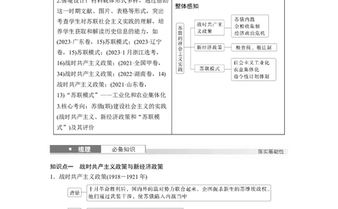 板块四　第十七单元　第55讲　苏联建设社会主义的实践_07高考历史_2025年新高考资料_一轮复习_2025高考大一轮复习讲义+课件精准备考2025年新高三历史一轮复习备课课件（完结）_234