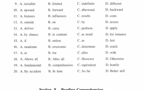 2009年考研英语真题_27考研真题_考研英语一、二真题+解析（1994-2026）_0.考研英语一真题与解析（1980-2026）_1.1980-2009年真题及解析(英语一二通用）_1998-2009年真题