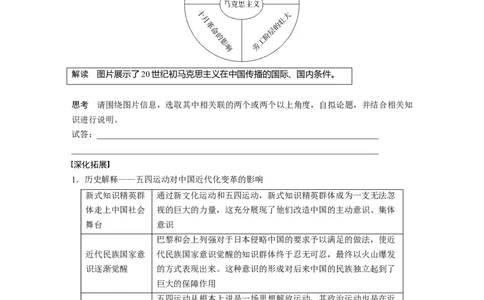 板块二　第八单元　第19讲　五四运动与马克思主义的传播_07高考历史_2025年新高考资料_一轮复习_2025高考大一轮复习讲义+课件精准备考2025年新高三历史一轮复习备课课件（完结）