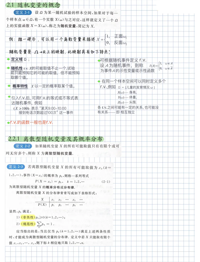 概率论笔记1__27考研真题_考研数学一、二、三历年真题+考研数学资料（1994-2026）_数学高分笔记