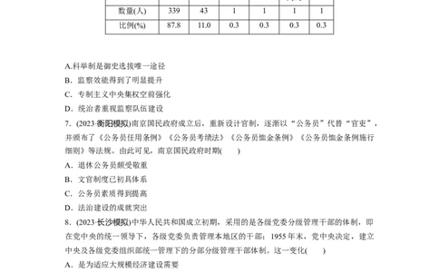 版块五　第十六单元　训练52中西方官员选拔与管理_07高考历史_2025年新高考资料_一轮复习_2025高考大一轮复习讲义+课件精准备考2025年新高三历史一轮复习备课课件（完结）