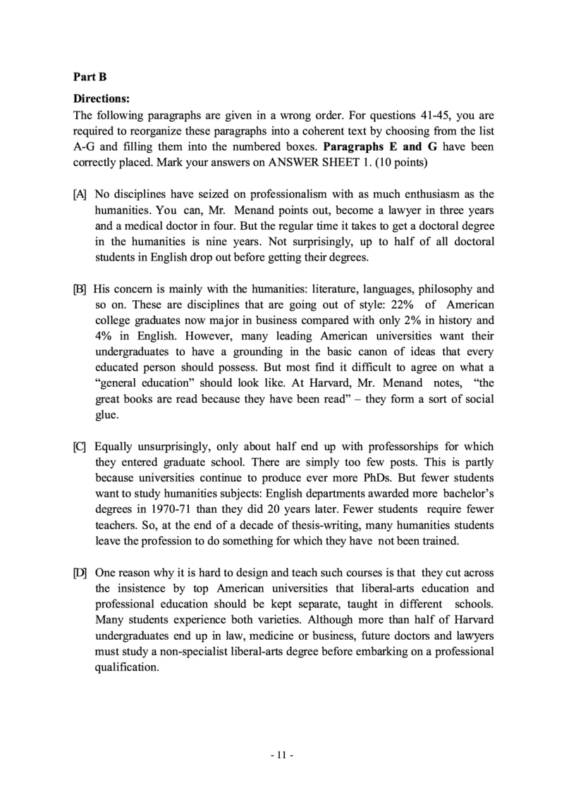 2011年考研英语一真题_27考研真题_考研英语一、二真题+解析（1994-2026）_0.考研英语一真题与解析（1980-2026）_2.2010-2024年英语一真题及解析_2010-2023真题