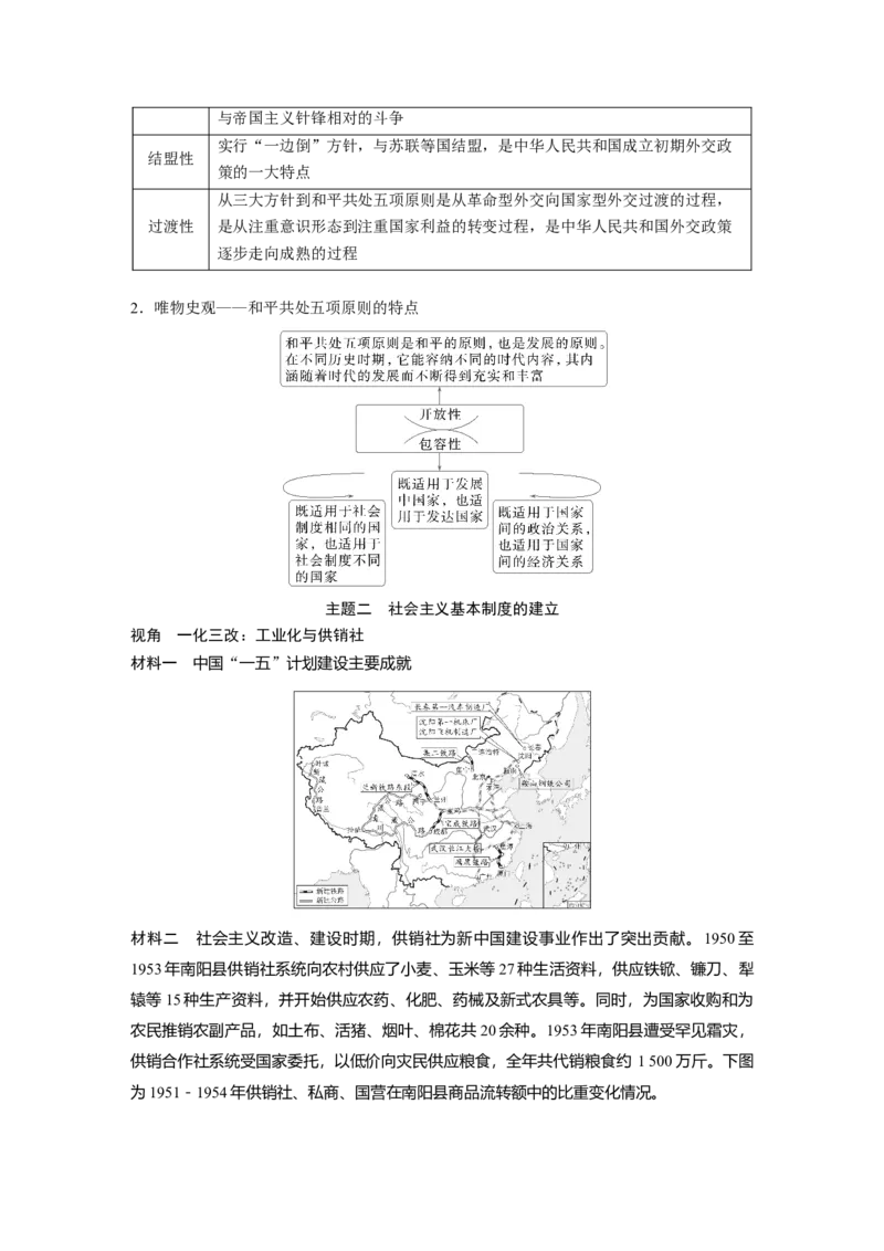 板块三　第十一单元　第35讲　中华人民共和国成立初期的外交与社会主义基本制度的建立_07高考历史_2025年新高考资料_一轮复习_2025高考大一轮复习历史（通史版）_大一轮复习讲义