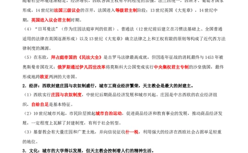 秘籍032024高考考前抢分必记核心知识点扫描&mdash;&mdash;世界史-备战2024年高考历史抢分秘籍（新高考专用）_07高考历史_2024年新高考资料_52024三轮冲刺