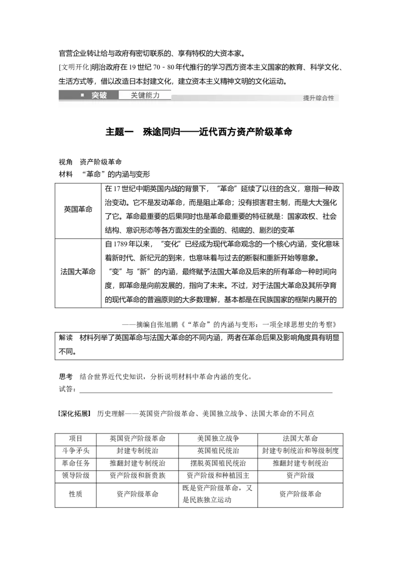 板块四　第十二单元　第35讲　资产阶级革命与资本主义制度的确立_07高考历史_2025年新高考资料_一轮复习_2025高考大一轮复习历史（人教版）_学生用书Word版文档全书