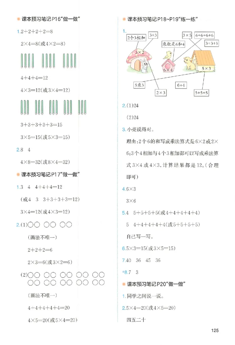 二年级数学人教版上册25秋《一本课本预习笔记》_语数英1-6年级《一本课本预习笔记》_数学人教版上册_二年级数学人教版上册25秋《一本课本预习笔记》(1)