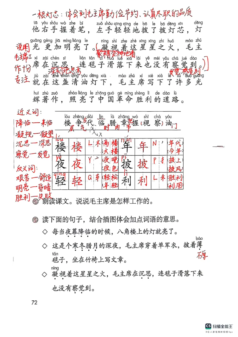 二上语文笔记(1)(3)(1)_小学1-6年级常用的上册资源汇总_二年级上册资料(1)