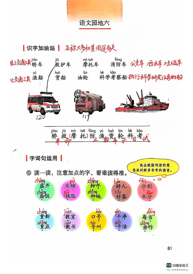 二上语文笔记(1)(3)(1)_小学1-6年级常用的上册资源汇总_二年级上册资料(1)