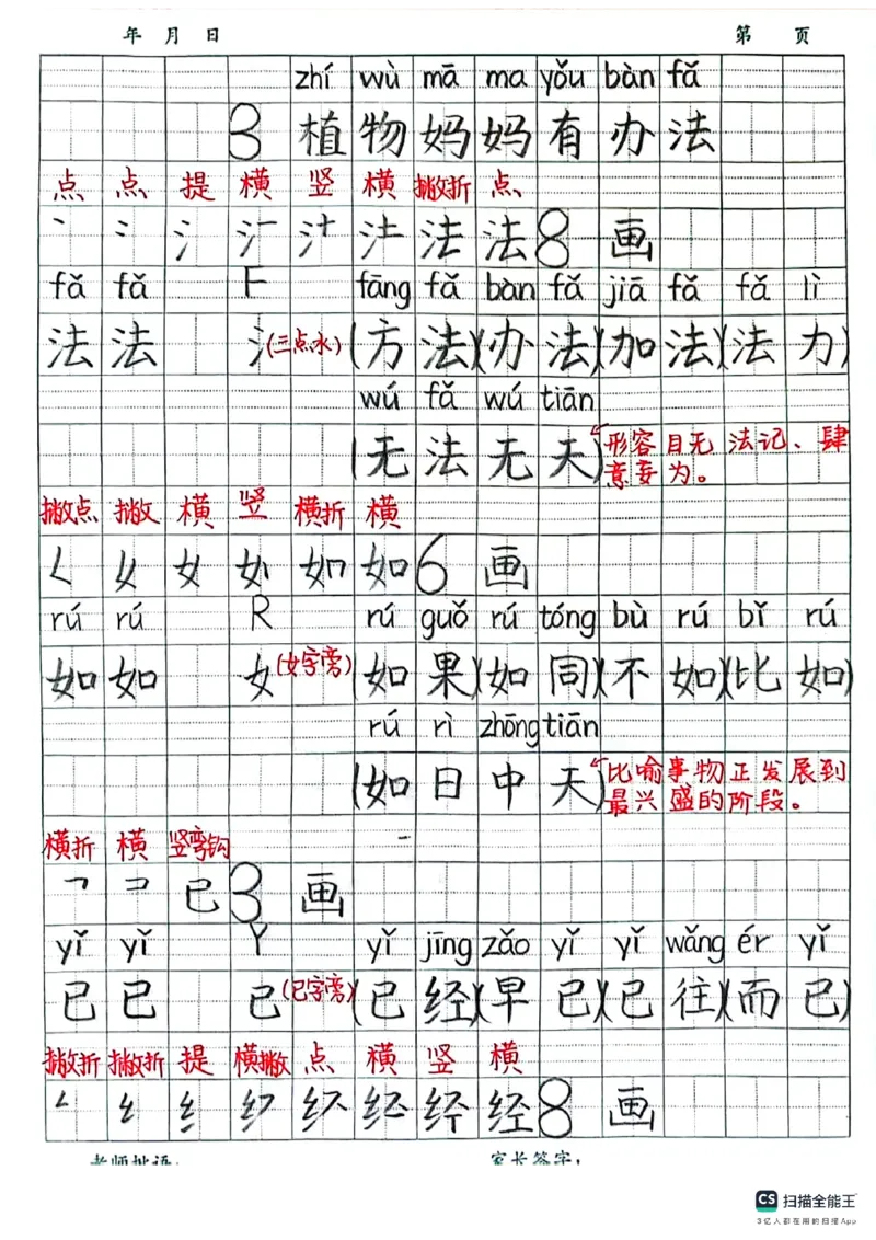 二上语文笔记(1)(3)(1)_小学1-6年级常用的上册资源汇总_二年级上册资料(1)