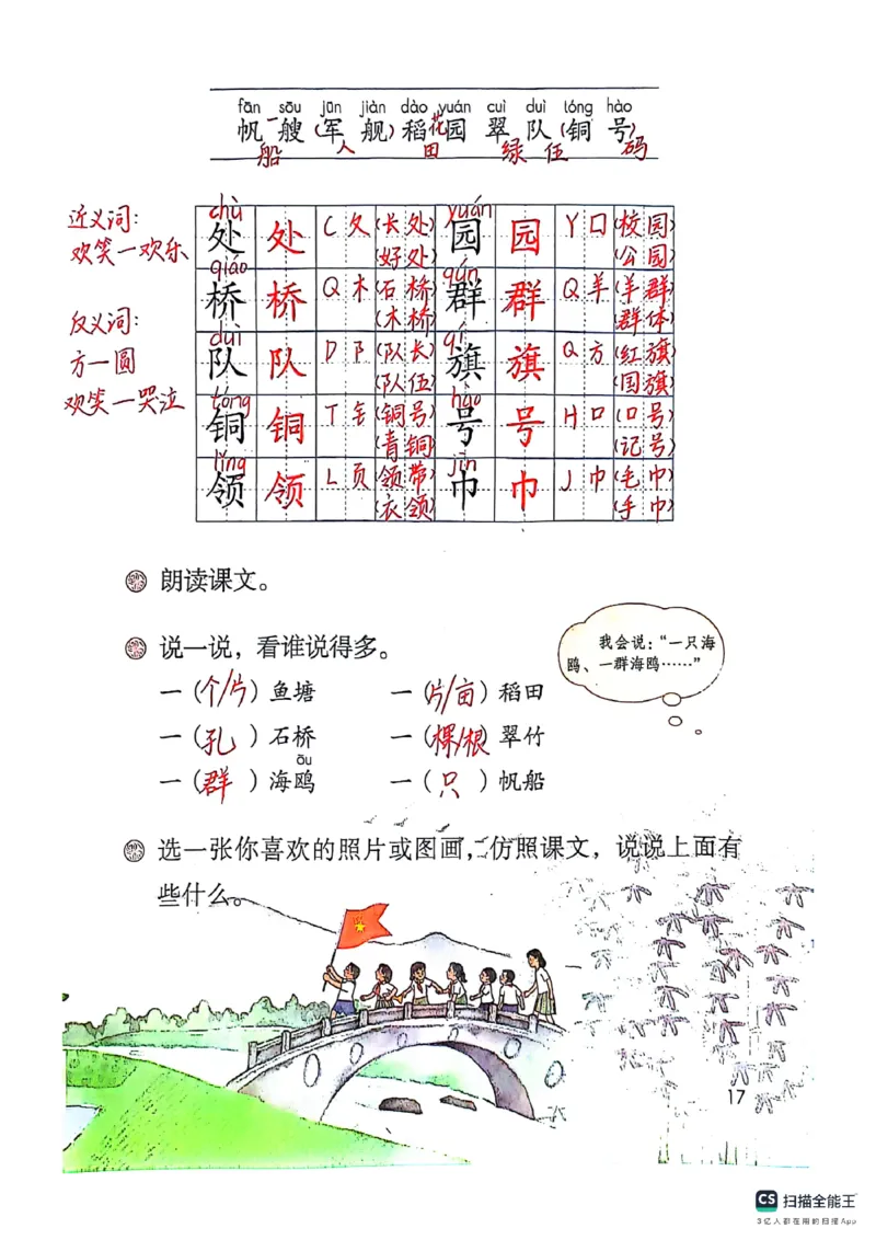 二上语文笔记(1)(3)(1)_小学1-6年级常用的上册资源汇总_二年级上册资料(1)