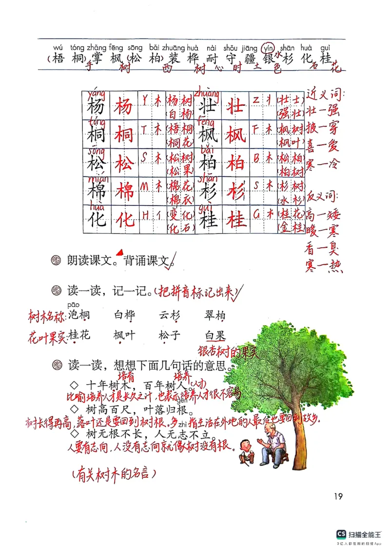 二上语文笔记(1)(3)(1)_小学1-6年级常用的上册资源汇总_二年级上册资料(1)