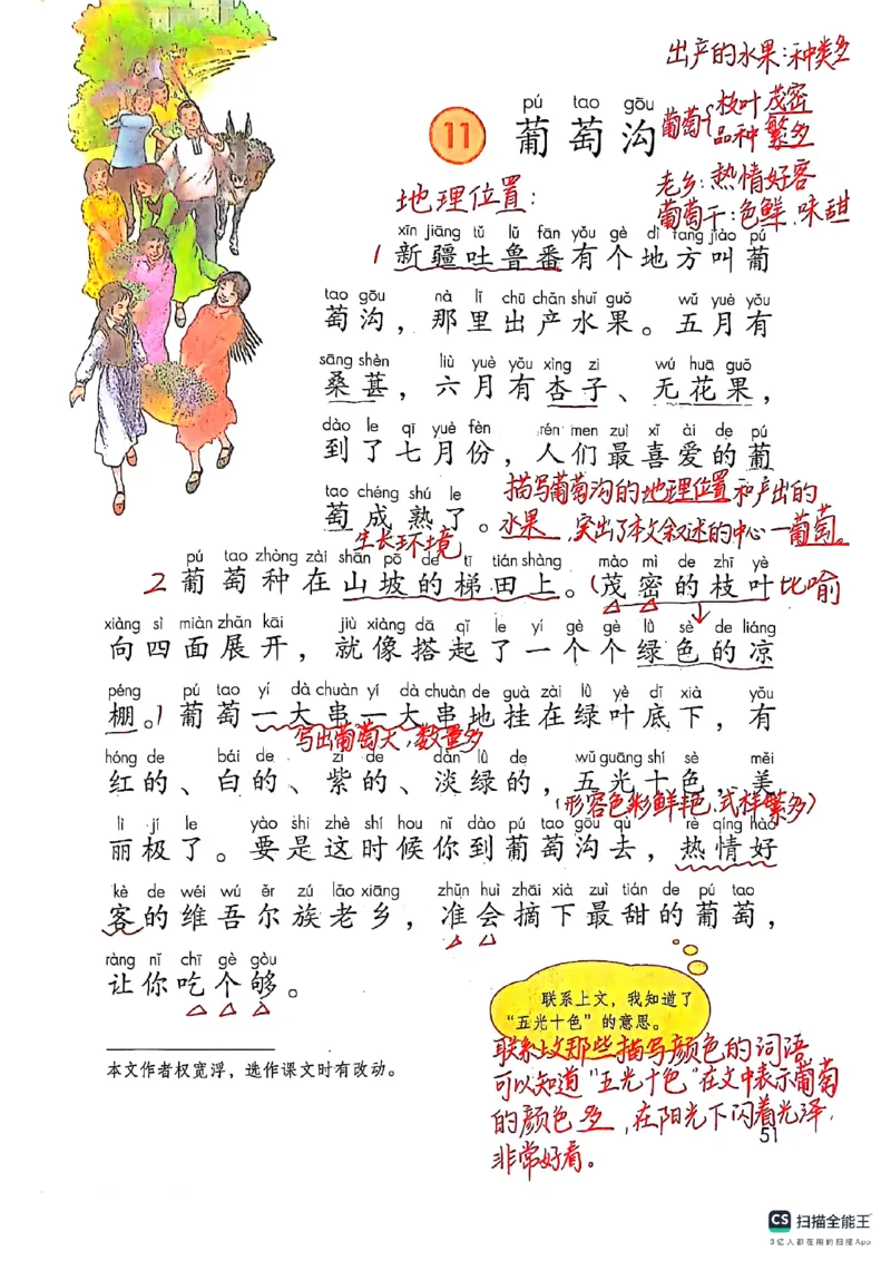 二上语文笔记(1)(3)(1)_小学1-6年级常用的上册资源汇总_二年级上册资料(1)