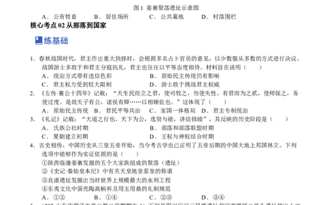 第01讲中华文明的起源和早期国家的发展（学生版）_07高考历史_新高考复习资料_2023年新高考复习资料_2023年高考历史一轮复习讲练测（新高考专用）_中国古代史
