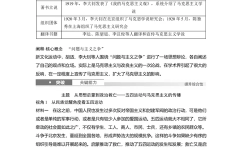 板块二　第九单元　第25讲　五四运动与马克思主义的传播_07高考历史_2025年新高考资料_一轮复习_2025高考大一轮复习讲义+课件精准备考2025年新高三历史一轮复习备课课件（完结）_999