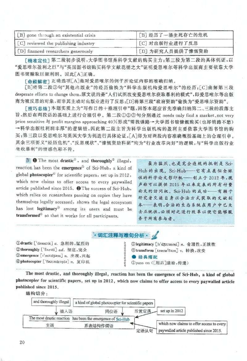 2020年考研英语一真题解析_27考研真题_考研英语一、二真题+解析（1994-2026）_0.考研英语一真题与解析（1980-2026）_2.2010-2024年英语一真题及解析_2010-2023答案解析