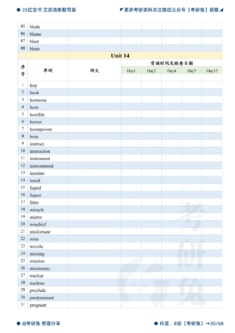 2025考研红宝书默写本-基础词_27考研真题_考研英语一、二真题+解析（1994-2026）_考研词汇默写本合集_红宝书默写本