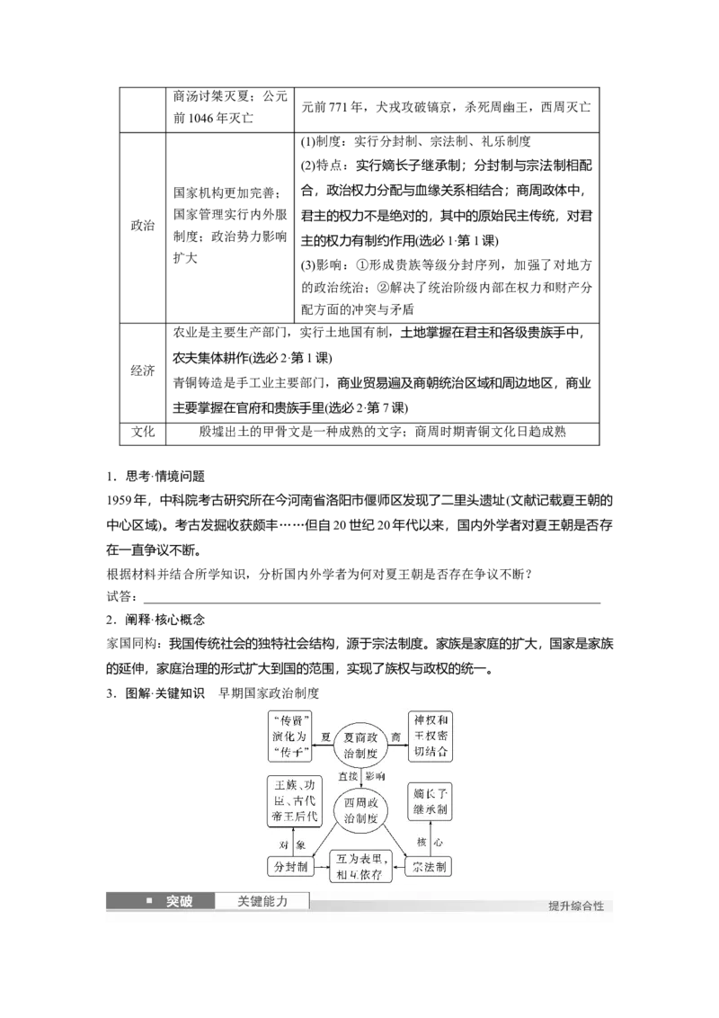 板块一　第一单元　第1讲　中华文明的起源与早期国家_07高考历史_2025年新高考资料_一轮复习_2025高考大一轮复习讲义+课件精准备考2025年新高三历史一轮复习备课课件（完结）_848