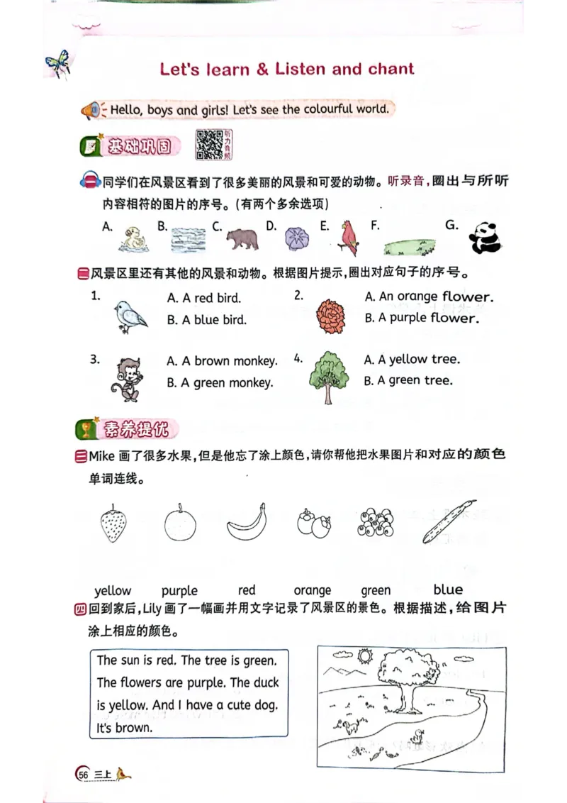 三年级上册2025秋季新版阳光同学提优训练_小学教辅2026新版+暑假衔接_25秋《阳光同学课时提优训练》英语人教版3-6年级_三年级