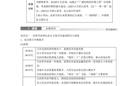 板块三　第十单元　第28讲　中国特色社会主义新时代_07高考历史_2025年新高考资料_一轮复习_2025高考大一轮复习讲义+课件精准备考2025年新高三历史一轮复习备课课件（完结）