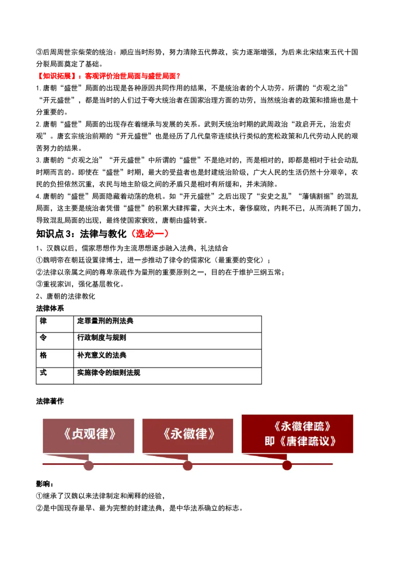第04讲从三国两晋南北朝到五代十国的政权更迭与民族交融（讲义）（解析版）_07高考历史_2024年新高考资料_1.2024一轮复习_2024年高考历史一轮复习讲练测（新教材新高考）