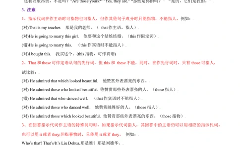 第04讲代词、介词、冠词（精讲）一轮复习讲义2024年高考英语高频考点题型归纳与方法总结（新高考通用）解析版_03高考英语_新高考复习资料_2024年新高考资料_一轮复习资料_解析版