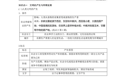 板块四　第十四单元　第41讲　古代文明的产生与发展_07高考历史_2025年新高考资料_一轮复习_2025高考大一轮复习讲义+课件精准备考2025年新高三历史一轮复习备课课件（完结）