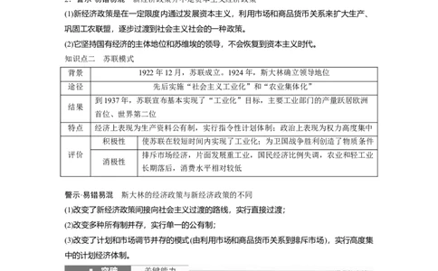 板块四　第十四单元　第41讲　苏联建设社会主义的实践_07高考历史_2025年新高考资料_一轮复习_2025高考大一轮复习讲义+课件精准备考2025年新高三历史一轮复习备课课件（完结）_282
