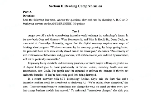 2024年英语二真题解析_27考研真题_考研英语一、二真题+解析（1994-2026）_考研英语真题阅读手译本_真题解析_英二_2010-2025考研英语解析