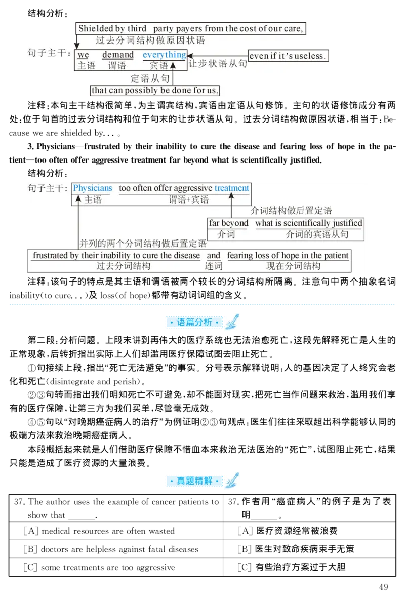 2003年考研英语真题解析_27考研真题_考研英语一、二真题+解析（1994-2026）_考研英语真题阅读手译本_真题解析_英二_1998-2009考研英语解析