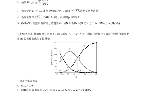 点击09『动静两相依』水溶液中的离子反应与平衡--2023年高考化学热点&middot;重点&middot;难点（全国通用）（测试版）_05高考化学_通用版（老高考）复习资料_2023年复习资料_专项复习