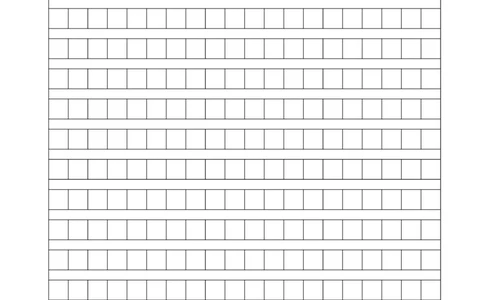 作文纸方格_25秋1-6年级语文上册课件教案_25秋统编版语文一年级上册_统编版语文一年级上册教学资源包（25秋七彩课堂）_教师工作包_11常用表格