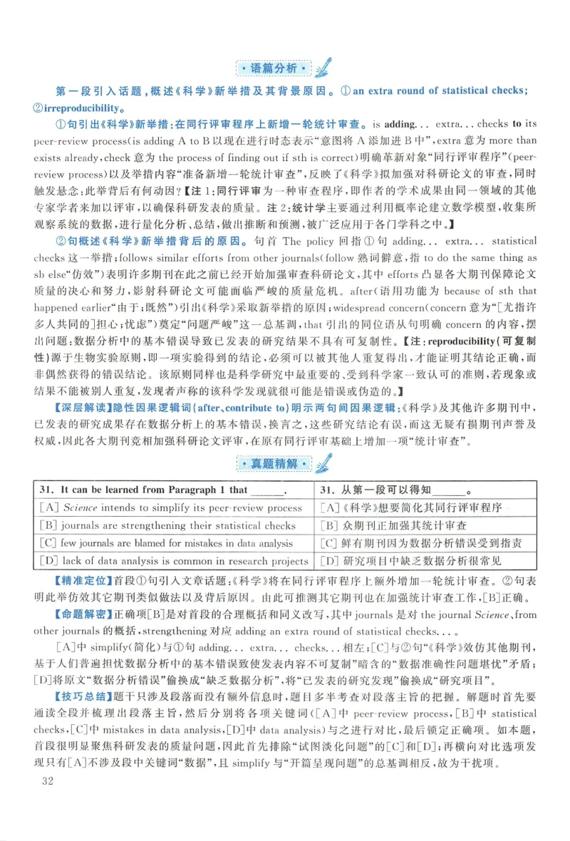 2015年考研英语一真题解析_27考研真题_考研英语一、二真题+解析（1994-2026）_0.考研英语一真题与解析（1980-2026）_2.2010-2024年英语一真题及解析_2010-2023答案解析