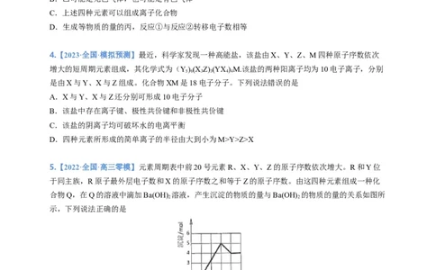 点击05『原来是你』元素周期律--2023年高考化学热点&middot;重点&middot;难点（全国通用）（测试版）_05高考化学_通用版（老高考）复习资料_2023年复习资料_专项复习