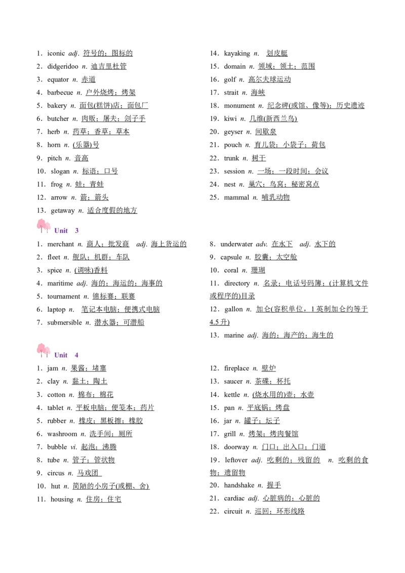第03讲单词+短语（选择性必修三~选择性必修四）重点易考单词变形+词义辨析（讲义）（解析版）_03高考英语_新高考复习资料_2025年新高考复习_词汇