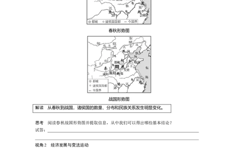 板块一　第一单元　第2讲　诸侯纷争与变法运动_07高考历史_2025年新高考资料_一轮复习_2025高考大一轮复习讲义+课件精准备考2025年新高三历史一轮复习备课课件（完结）