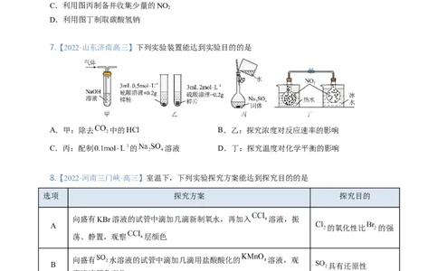 点击06『辨玉识金』物质鉴别、实验设计与评价--2023年高考化学热点&middot;重点&middot;难点（全国通用）（测试版）_05高考化学_通用版（老高考）复习资料_2023年复习资料_专项复习