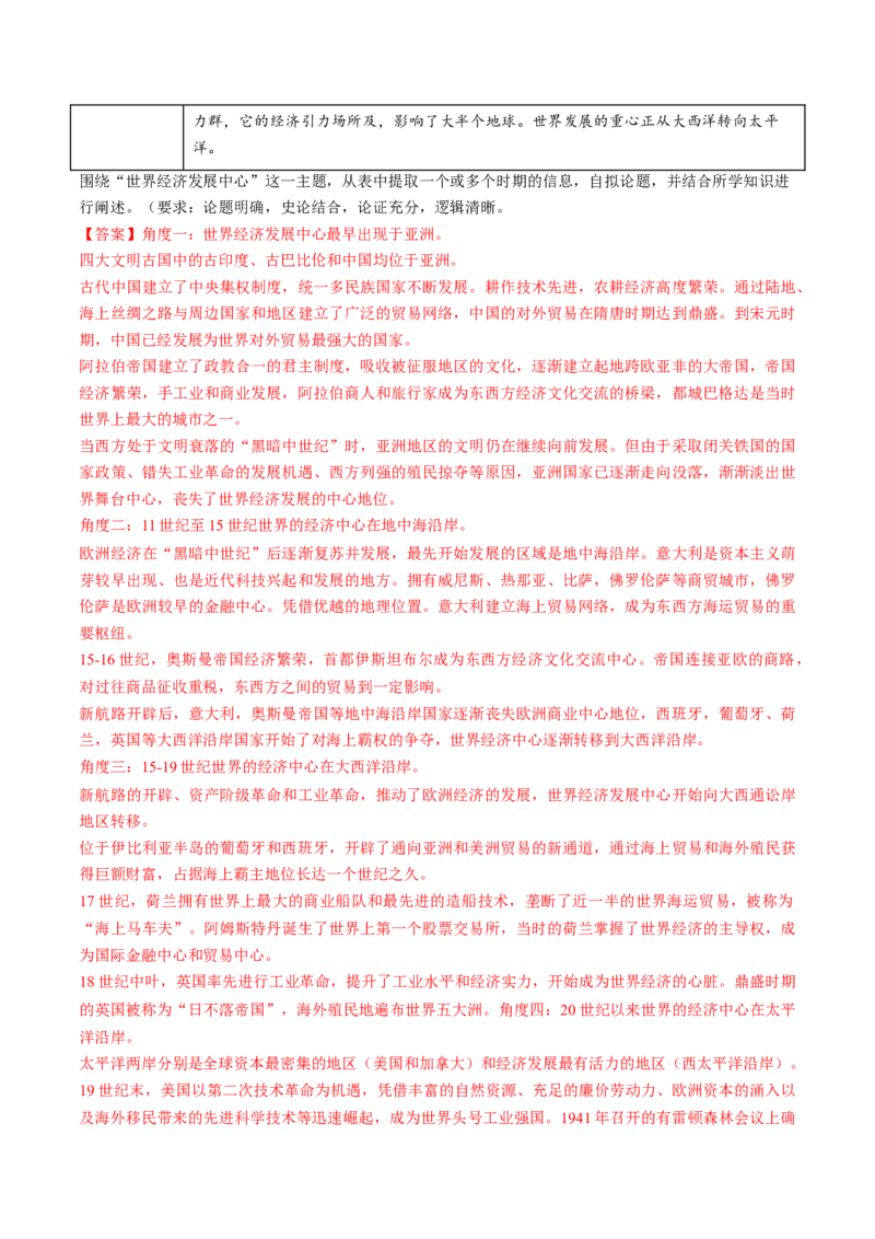 模块检测卷08世界古代史（解析版）_07高考历史_2025年新高考资料_一轮复习_2025年高考历史一轮复习讲练测（新教材新高考）（完结）_模块检测卷_模块检测卷08世界古代史（16+3模式）