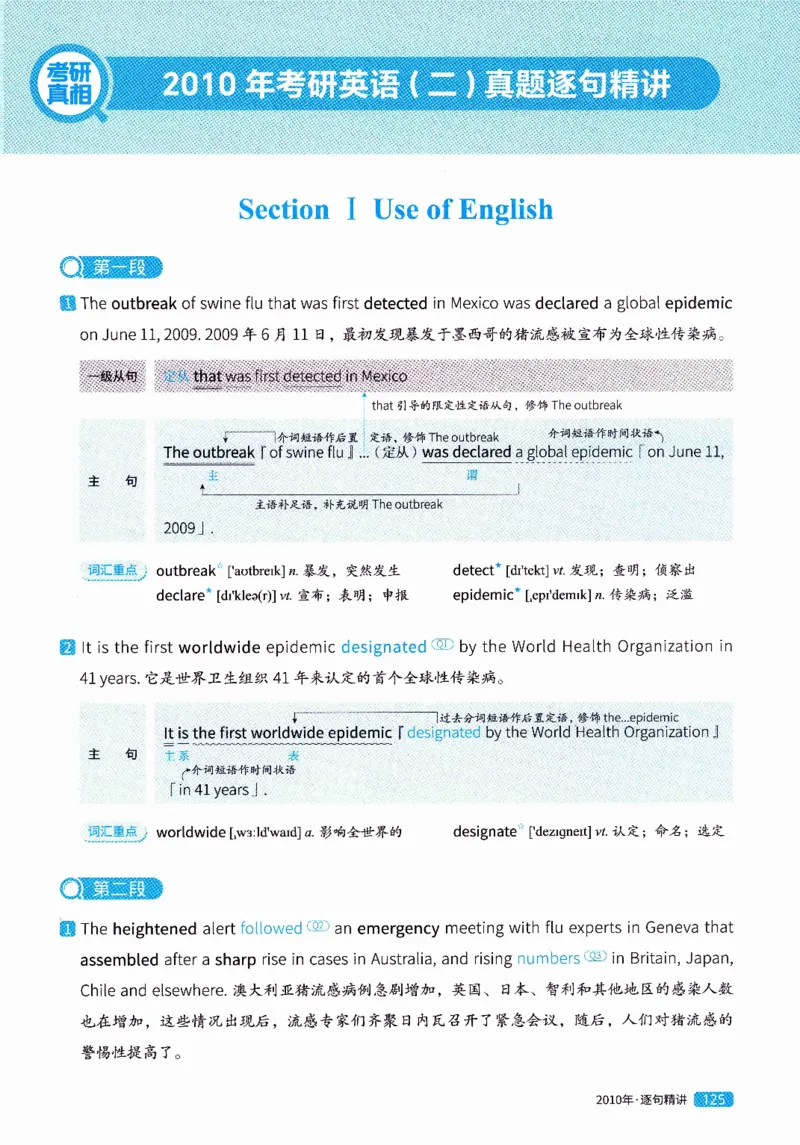 真题解析篇（一）逐句精讲英语(二）2007-2016_压缩_27考研真题_考研英语一、二真题+解析（1994-2026）_02.考研真相_2027《考研真相》（英二）