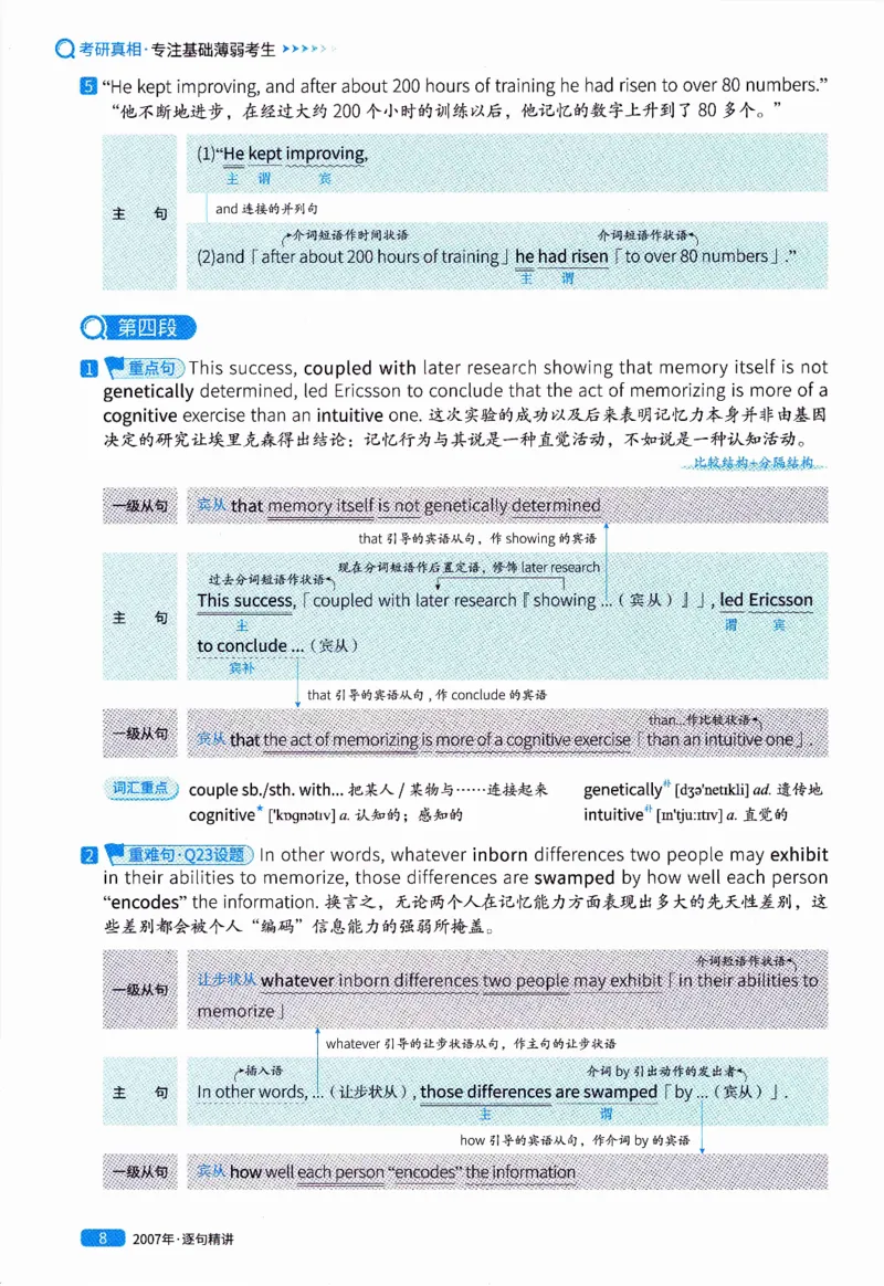 真题解析篇（一）逐句精讲英语(二）2007-2016_压缩_27考研真题_考研英语一、二真题+解析（1994-2026）_02.考研真相_2027《考研真相》（英二）