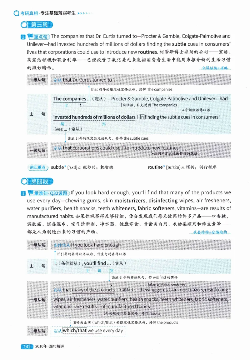 真题解析篇（一）逐句精讲英语(二）2007-2016_压缩_27考研真题_考研英语一、二真题+解析（1994-2026）_02.考研真相_2027《考研真相》（英二）