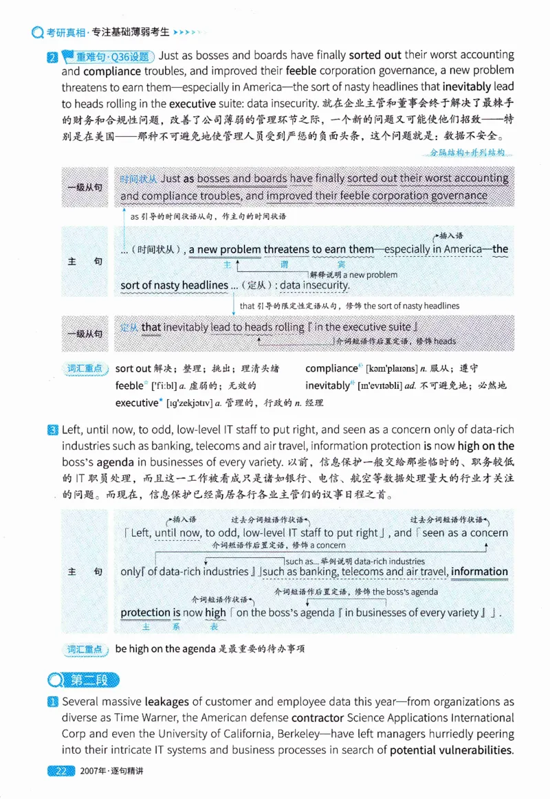 真题解析篇（一）逐句精讲英语(二）2007-2016_压缩_27考研真题_考研英语一、二真题+解析（1994-2026）_02.考研真相_2027《考研真相》（英二）