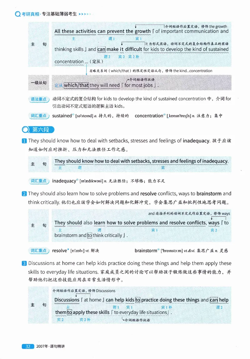 真题解析篇（一）逐句精讲英语(二）2007-2016_压缩_27考研真题_考研英语一、二真题+解析（1994-2026）_02.考研真相_2027《考研真相》（英二）