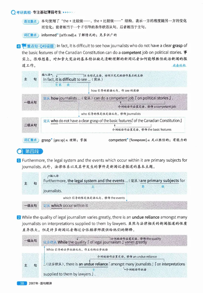 真题解析篇（一）逐句精讲英语(二）2007-2016_压缩_27考研真题_考研英语一、二真题+解析（1994-2026）_02.考研真相_2027《考研真相》（英二）
